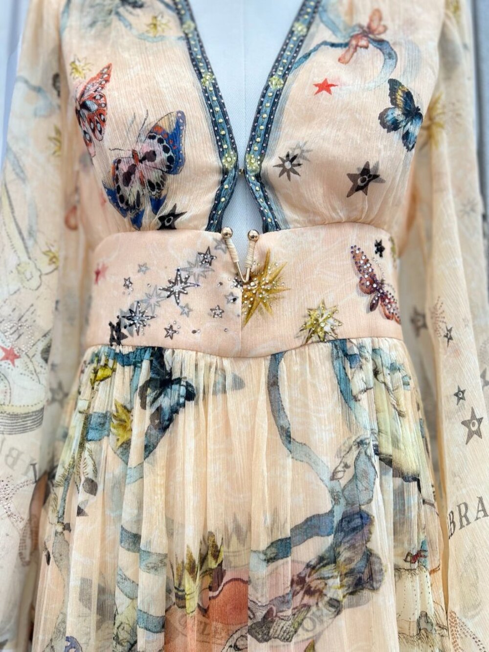 Camilla House of horoscopes hardware detail long sleeve dress - Picture 6 of 16
